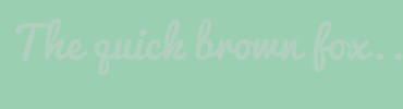 Image with Font Color B0CFBE and Background Color 9BCFB2